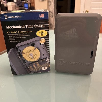 Intermatic T101 24 Hour Mechanical Time Switch 120V Heavy Duty Timer New In Box
