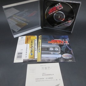 Over Drivin GTR Sega Saturn with Spine Card and Manual Japanese Version