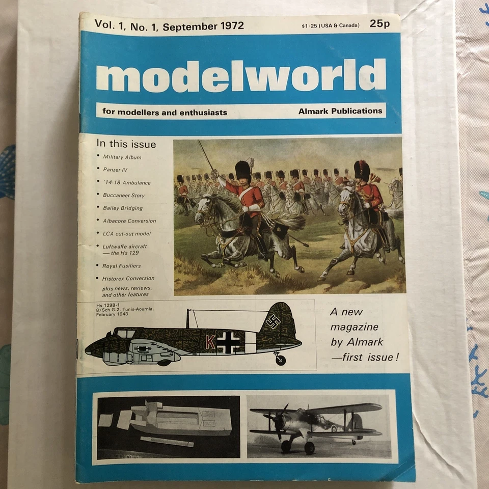 1973 12 Issue Lot UK Modelworld Hobby Magazine miniature war military army plane - Image 2 of 4