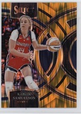 2024 Panini Select WNBA Premier Level Gold Flash Prizm 7/10 Karlie Samuelson 3d3