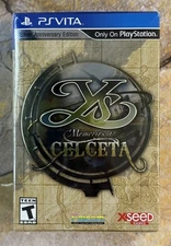 Ys: Memories of Celceta - Silver Anniversary Edition - PlayStation Vita **NEW**