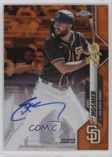 2020 Topps Chrome Update Target Orange Refractor /25 Eric Hosmer Auto 7j5
