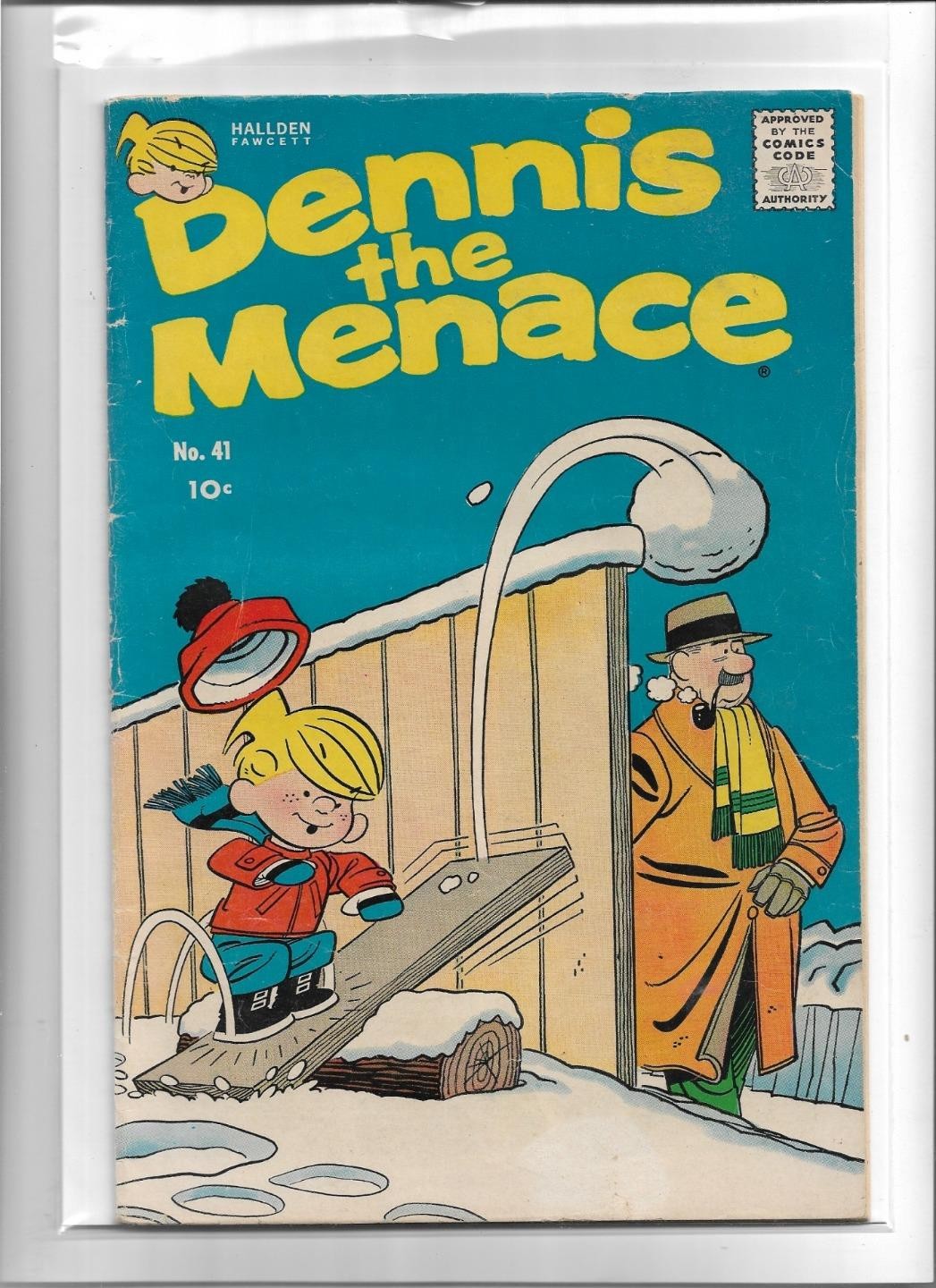 Dennis The Menace #41 1960 Fine- 5.5 8558 1 Centerfold Staple Detatched