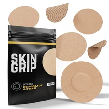 Skin Grip Adhesive Patches Compatible with Dexcom G7 & Stelo CGM – Waterpr