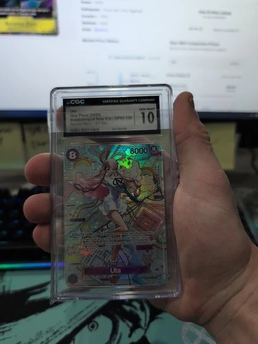 CGC 10 GEM MINT Uta SP OP02-120 Awakening of the New Era One Piece English