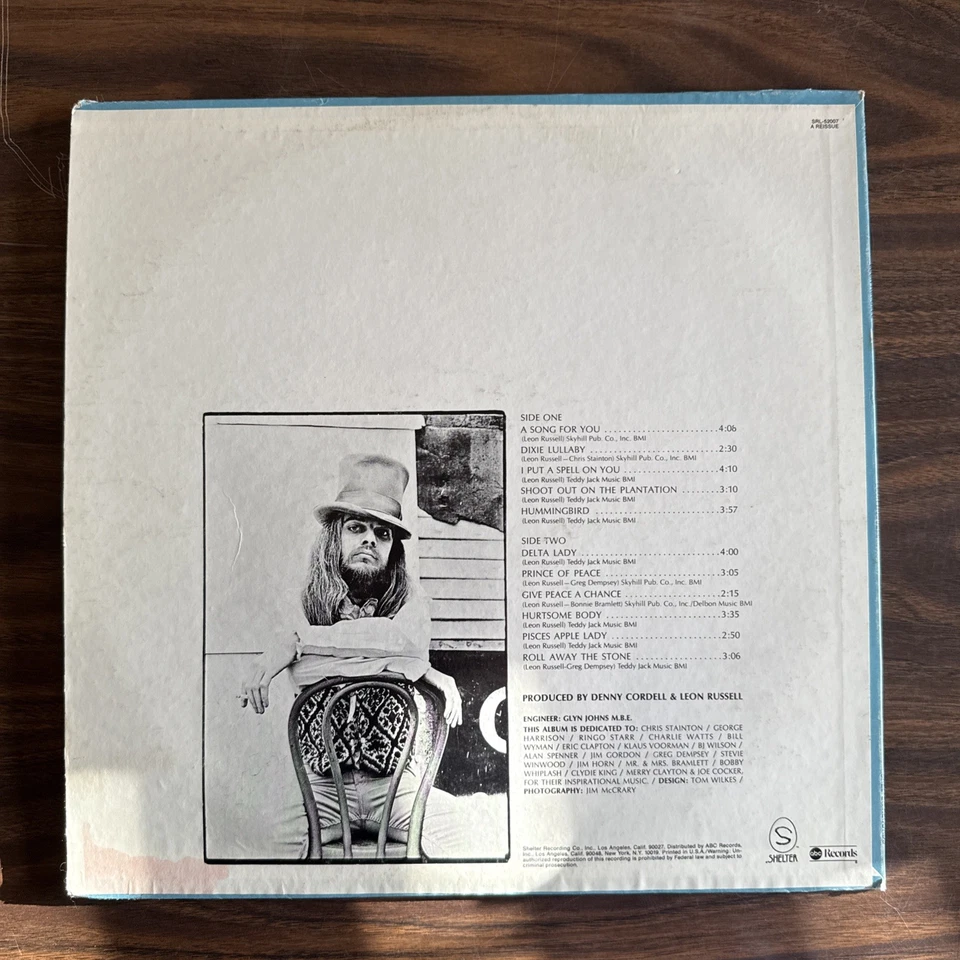 LEON RUSSELL - self titled album- srl -52007 - Imagem 2 de 4