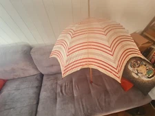 Ombrelle Ancienne Manche Superbe Oiseau