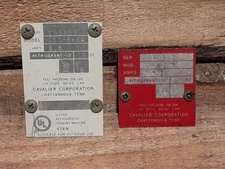 Coca-Cola Cavalier CSS-8-64 ID Tags