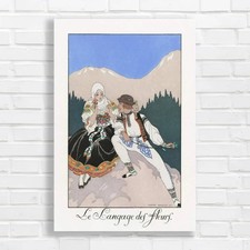 Vibrant Ethnic Folk Original Canvas Print Large Picture Wall Art