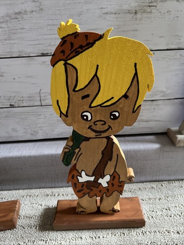 Painted Wooden Homemade Inspired by Flintstone Characters - Picture 5 of 9