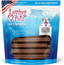 - Be Chewsy Bully Stick Alternative Dog Treat for Small, Medium  Large Dogs 30