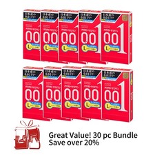 OKAMOTO 001 L Size Large  Rich Lubricant Ultra Thin Condoms 10packs - from CA
