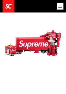 Supreme Transformers G1 Optimus Prime Figure SS25 Week 8 4/17 Brand New