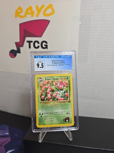 Erika's Ivysaur (Unlimited) graded CGC 9.5 for sale on eBay