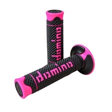 Domino Grips Black Pink A260 for Yamaha PW80 Peewee & Zinger
