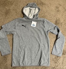 NWT Puma Heater gray hooded sweatshirt hoodie XL 14 Boy
