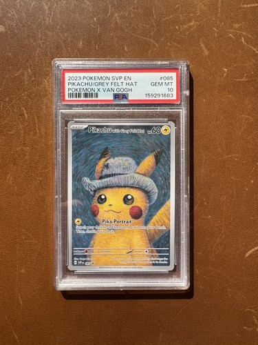 Pikachu with Grey Felt Hat graded PSA 10 for sale on eBay