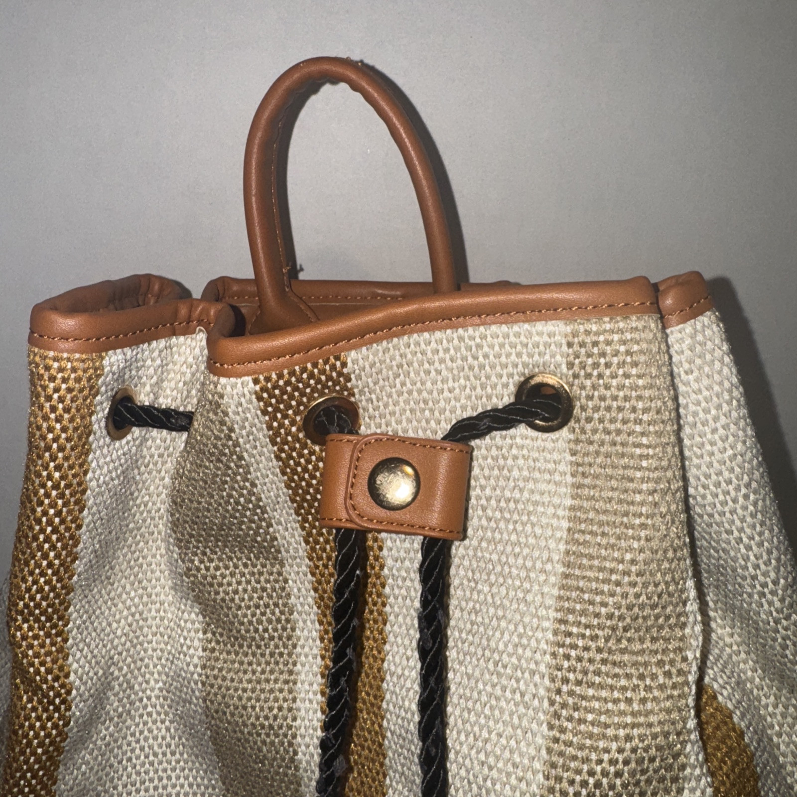 Moda Luxe Malaga Backpack Drawstring/Magnetic Clo… - image 2