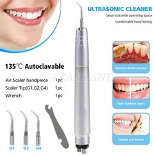 Dental Ultrasonic Air Scaler Handpiece Hygienist 4-Holes 3 Tips G1 G2 G4