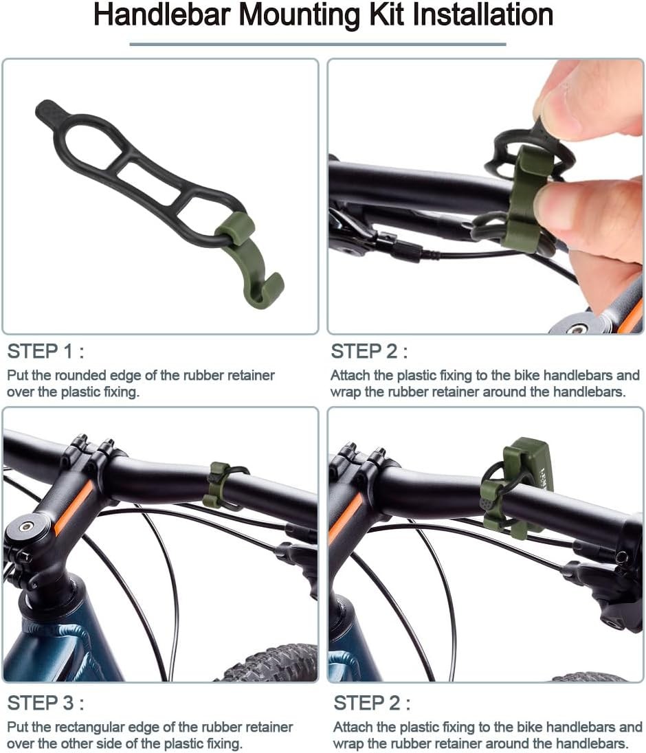 Small Rechargeable EDC Flashlight Clip on Running Lights Gift for Runners Safety