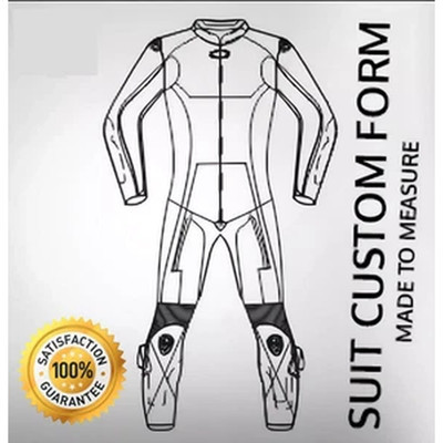 Custom Made Motorrad Rennanzug - Tailor Fit Leder 1-teilig Motorrad Rennanzug