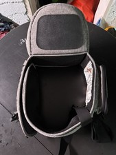 Tushbaby Hip Seat Baby Carrier, Gray/Black, Adjustable with Storage Pocket