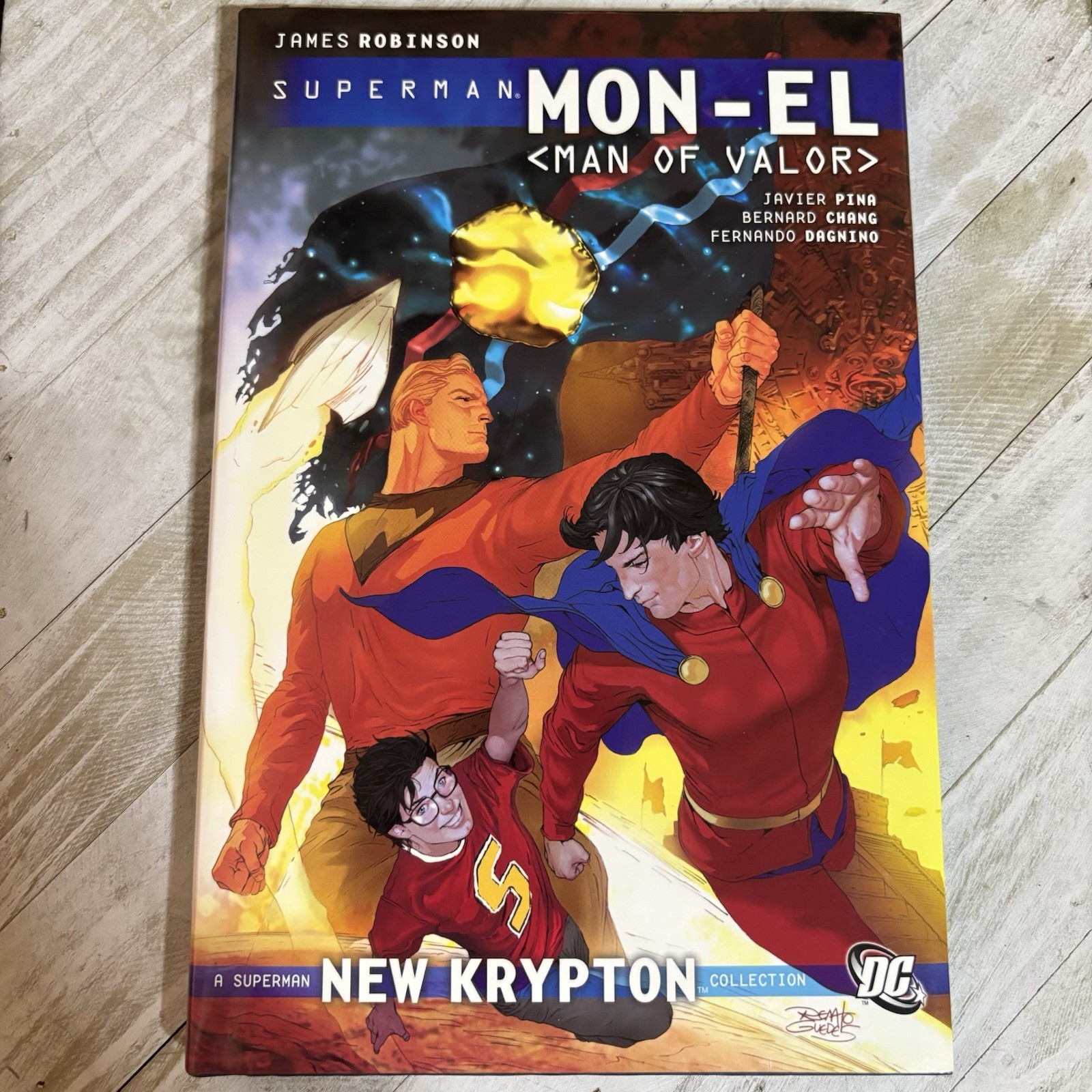 Superman Mon-El Man of Valor New Krypton DC Comics HC