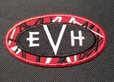 EVH Van Halen Logo Patch 2x3.75 Red Embroider...
