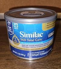 New Similac 360 Total Care Infant Baby Formula 7oz Powder Can EXP 06/01/2026