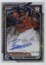 2024 Bowman Chrome Prospect Refractor /499 Pascanel Ferreras #CPA-PF Auto 2q9