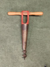 Vintage T Handle Barrel Bung Hole Auger 