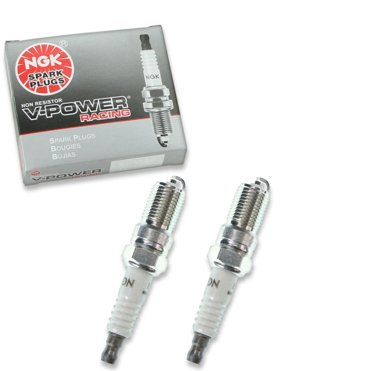 2 pc NGK 7891 R5724-9 V-Power Racing Spark Plugs for S59YC S59C S57C IT27 kc
