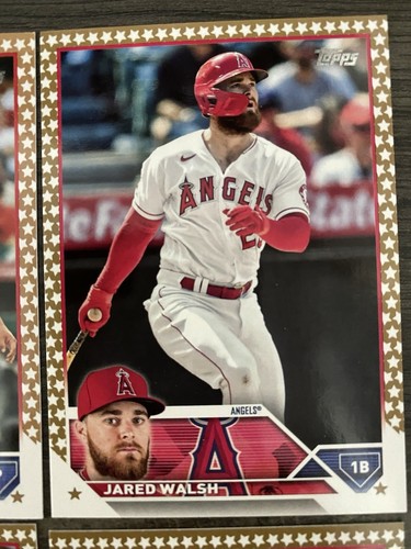 Los Angeles Angels 2023 Topps Gold Star Border Parallel Los Angeles Angels Lot - Picture 6 of 14