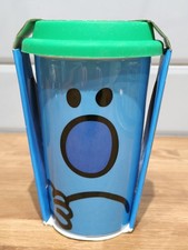 Mr Grumpy - Mr Men Creative Tops Double-Walled Ceramic 350ml Travel Mug & Lid