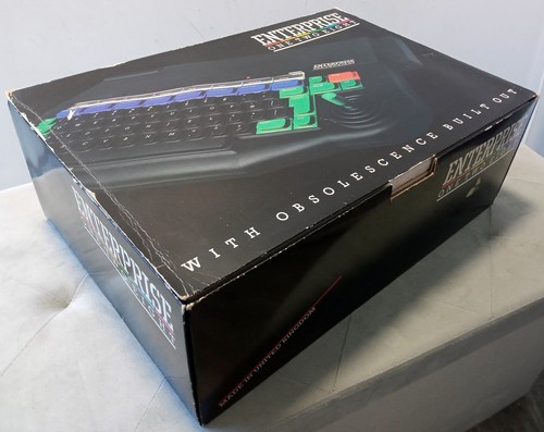 Enterprise 128 computer German keyboard (rare Commodore 64 era retro) - Afbeelding 3 van 24