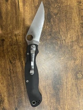 Spyderco Military 2 S30V Steel Blade Black G10 Scales C36GPBK2 Factory Second