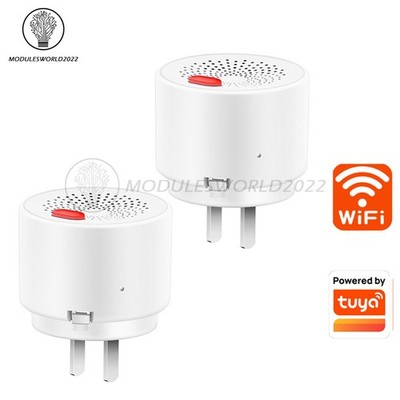 2* Gas Leak Detector Tuya Wifi Combustible Gas Alarm for Home Natural Gas Sensor