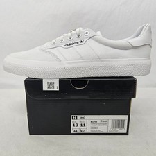 Adidas 3MC Originals Canvas Skateboarding Shoes B22705 White Men's Size 10