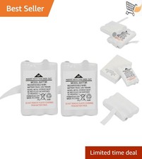2 Pack Rechargeable Battery 3.6V 700mAh NiMH for Midland Walkie Talkie Radios
