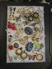 Vintage to Modern Costume Jewelry Lot - Brooches, Earrings, Bangles, and Rings