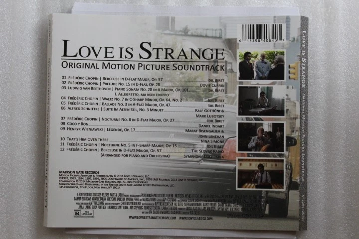 Love Is Strange CD Soundtrack Foto 2 de 3