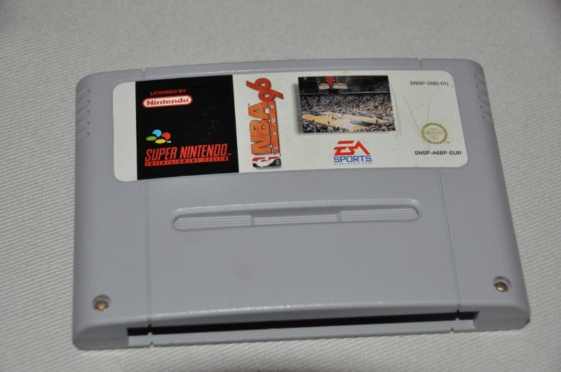 Module de jeu Super Nintendo SNES - NBA Live 96 - Basketball Sport EA Sports