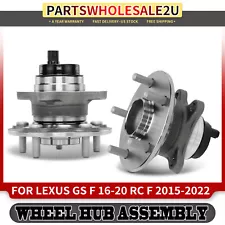 2pcs Front Left & Right Wheel Hub & Bearing Assy for Lexus GS F 2016-2020 RC F