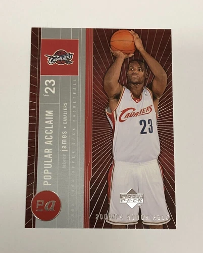 2003-04 Upper Deck LEBRON JAMES Honor Roll Rookie card #PA7