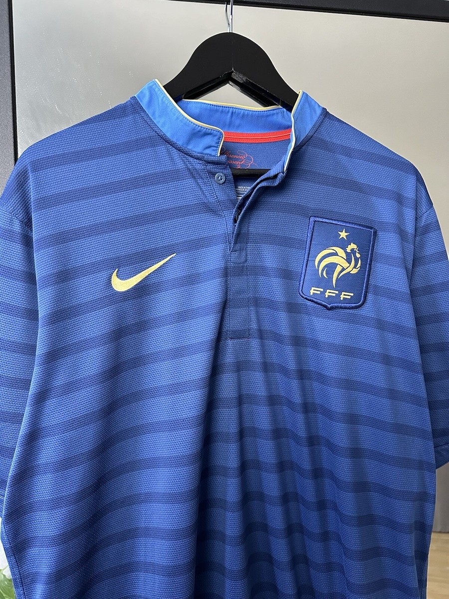 Nike France FFF 2012 2013 Home Football Shirt Soccer Jersey Size