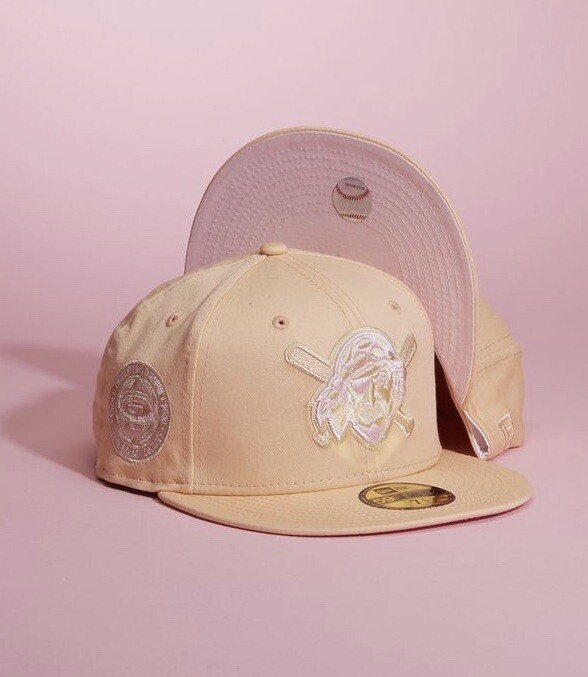 New Era 59Fifty Hat Club “Peaches & Cream Pack” Fitted 7 1/4 New Era 59Fifty Hat Club “Peaches & Cream Pack” Fitted 7 1/4