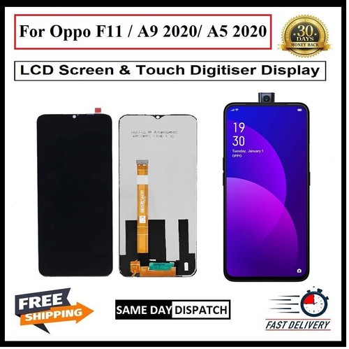 For Oppo F11 / A5 2020 / A9 2020 LCD Display Screen Touch Digitizer Replacement - Picture 1 of 4