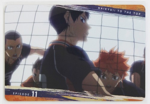 Haikyu Kirakore Holo Card Vol.1-27 Episodio 11 Tobio Kageyama Shoyo Hinata - Foto 1 di 4