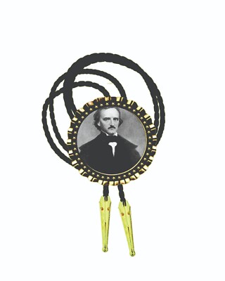 Edgar Allen Poe Photo Art Bolo Tie Men's Accessory Neckties