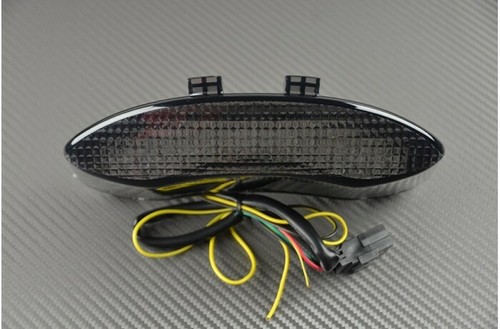 TRIUMPH STREET TRIPLE 675 D67LD 2007-2010 Smoked Backlight with Flashing Lights Black